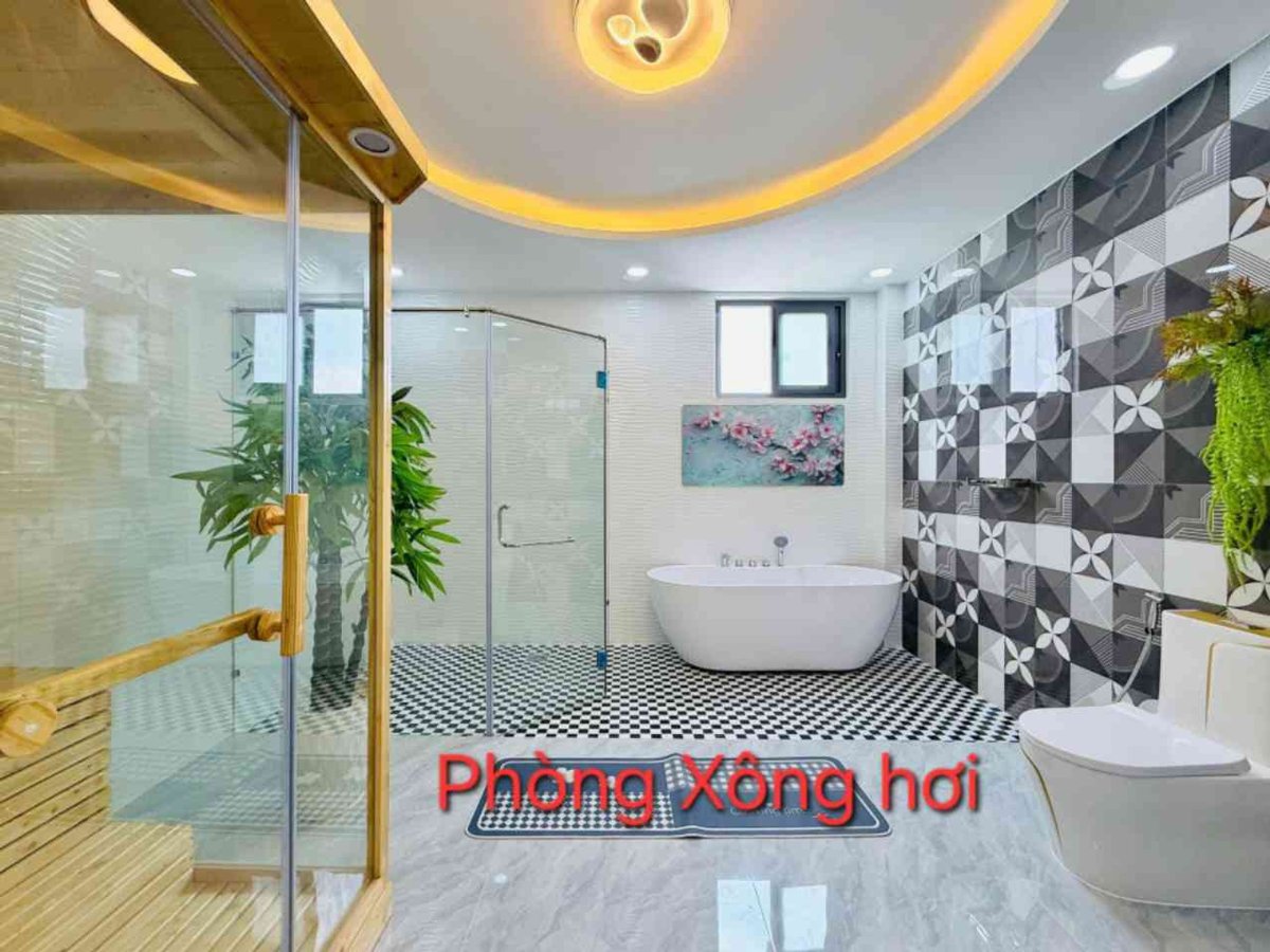 Nhà mặt tiền 6 tâng full nội thất tháng máy