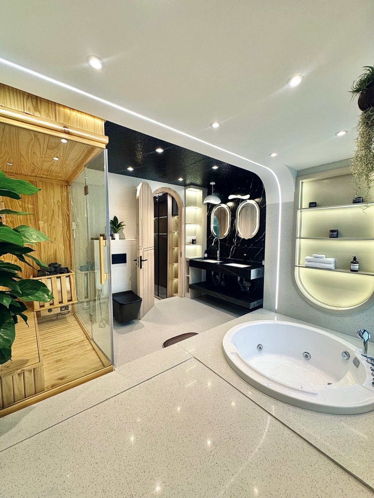 Newly built 6-story house, fully furnished